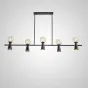Потолочный светильник ABELINA LONG L6 Gold Grey от ImperiumLoft