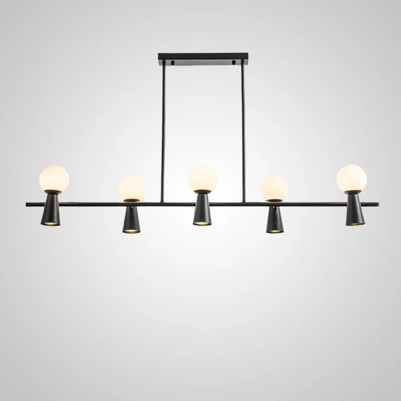 Потолочный светильник ABELINA LONG L10 Black Amber от ImperiumLoft