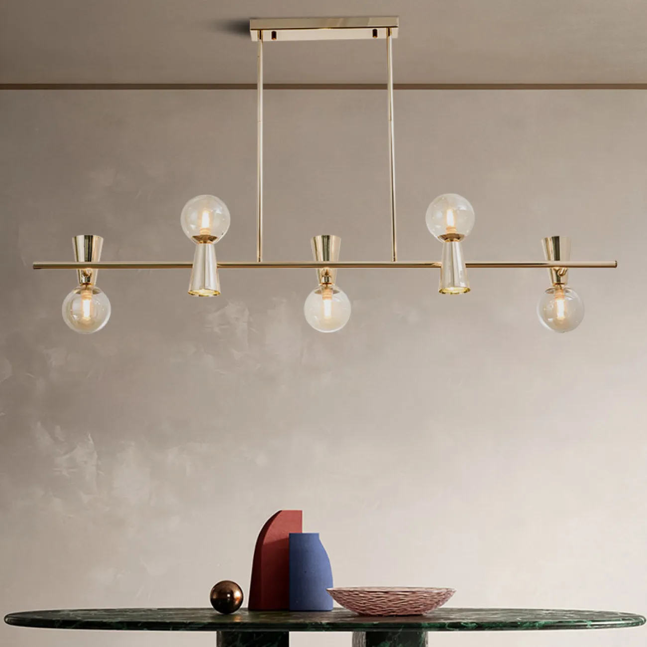 Потолочный светильник ABELINA LONG L10 Black White от ImperiumLoft