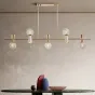 Потолочный светильник ABELINA LONG L6 Gold Grey от ImperiumLoft