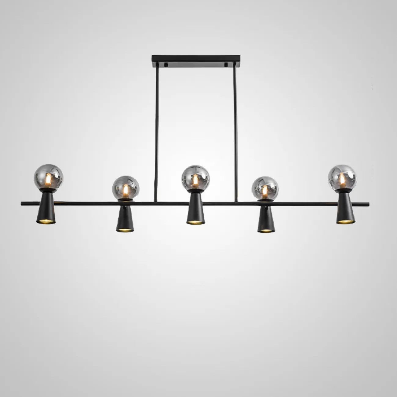 Потолочный светильник ABELINA LONG L6 Gold Grey от ImperiumLoft
