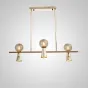 Потолочный светильник ABELINA LONG L6 Gold Grey от ImperiumLoft