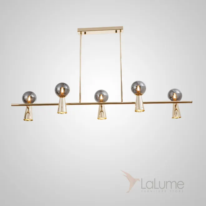 Потолочный светильник ABELINA LONG L10 Gold Grey от ImperiumLoft