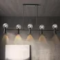 Потолочный светильник ABELINA LONG L6 Gold Grey от ImperiumLoft