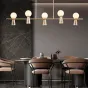Потолочный светильник ABELINA LONG L6 Gold Grey от ImperiumLoft