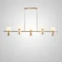 Потолочный светильник ABELINA LONG L6 Gold Grey от ImperiumLoft