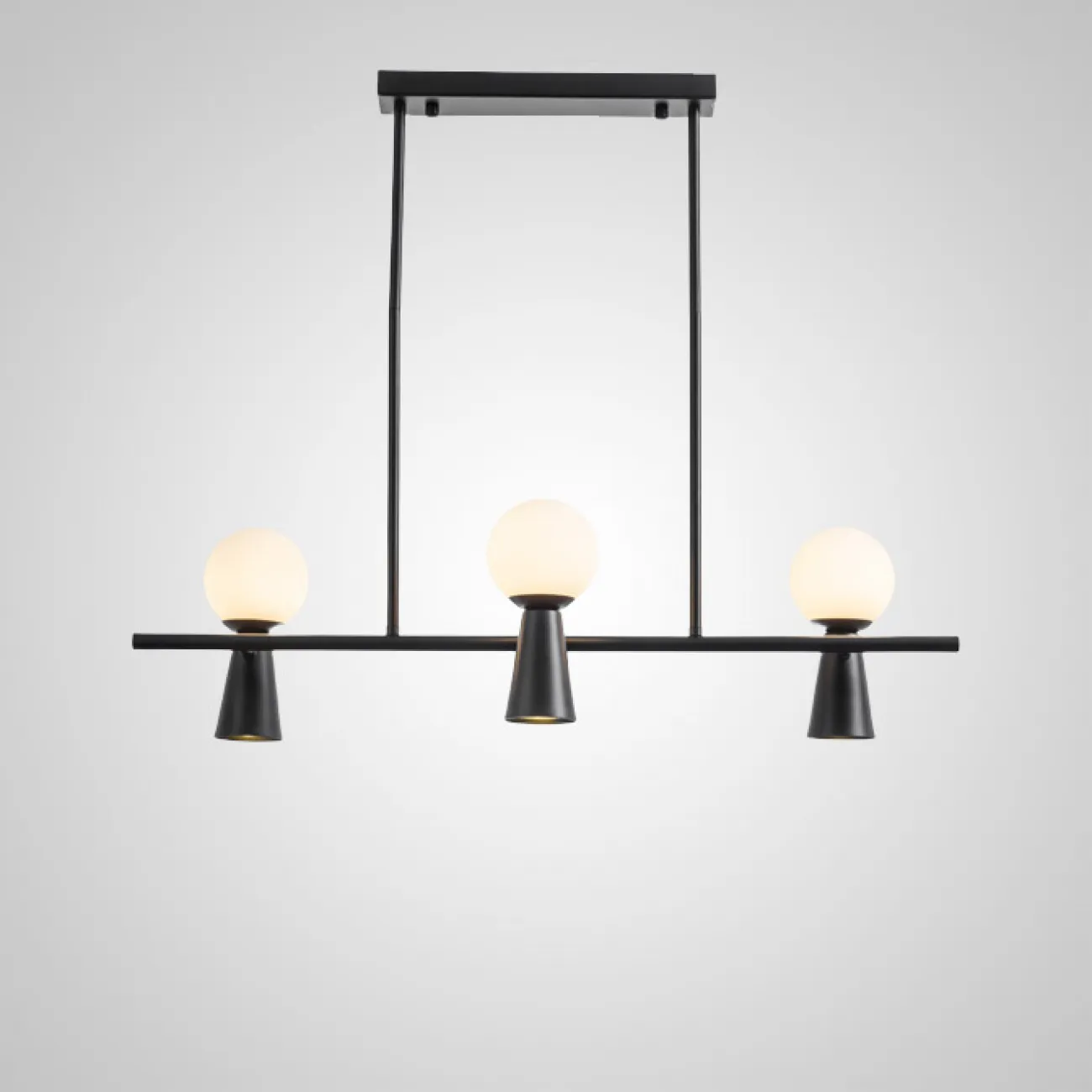 Потолочный светильник ABELINA LONG L6 Gold Grey от ImperiumLoft