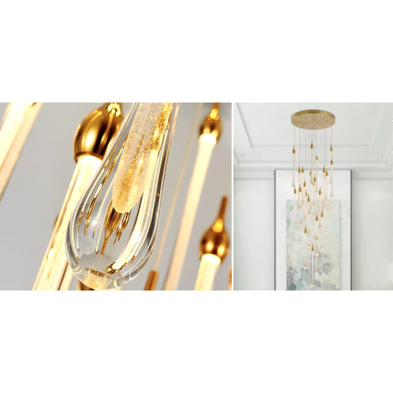 Люстра Droplet Ray Circle