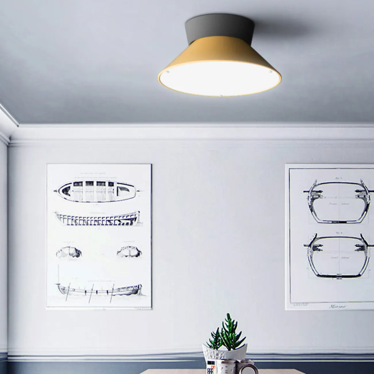 Потолочный светильник KNAP D25 Pink от ImperiumLoft Потолочный светильник KNAP D25 Pink от ImperiumLoft