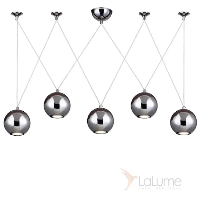 Подвесной светильник Multisphere Pendant Silver 5 от LaLume