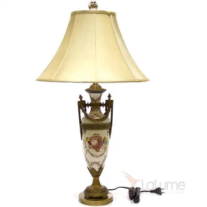 Настольная лампа Lamp Decorated With Flowers