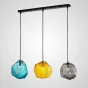 Подвесной светильник Color Ice Cube Pendant JEVIO 3 На планке от ImperiumLoft