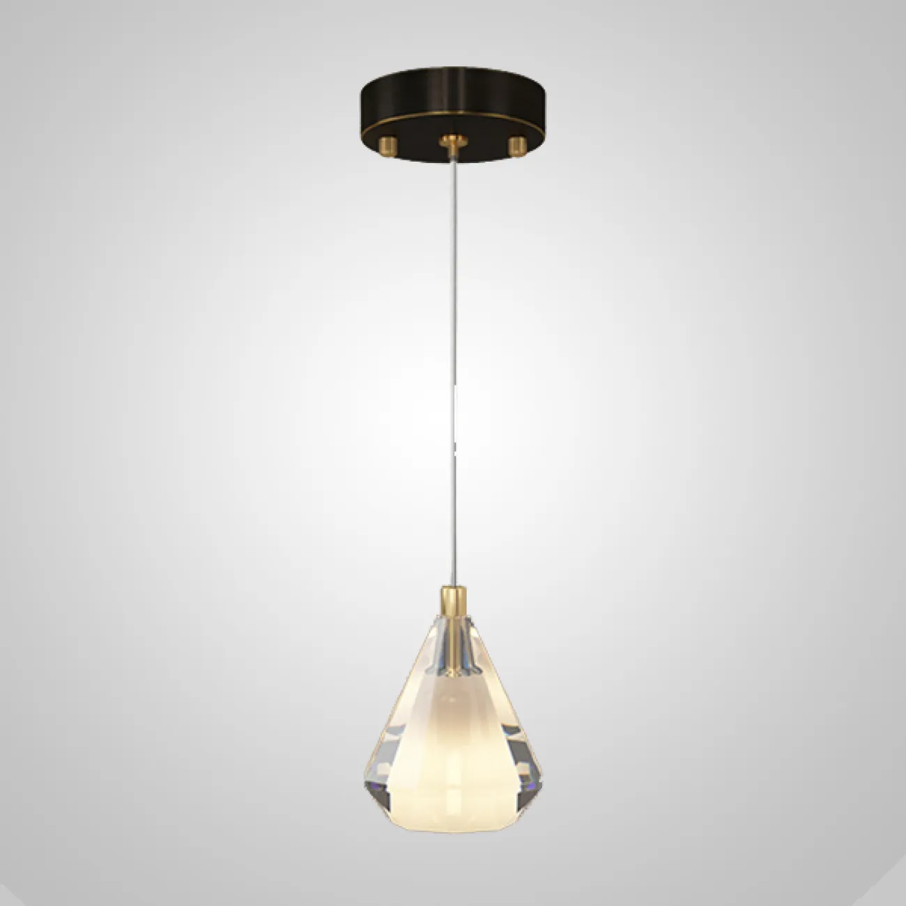 Подвесной светильник SOLDIS brass от ImperiumLoft