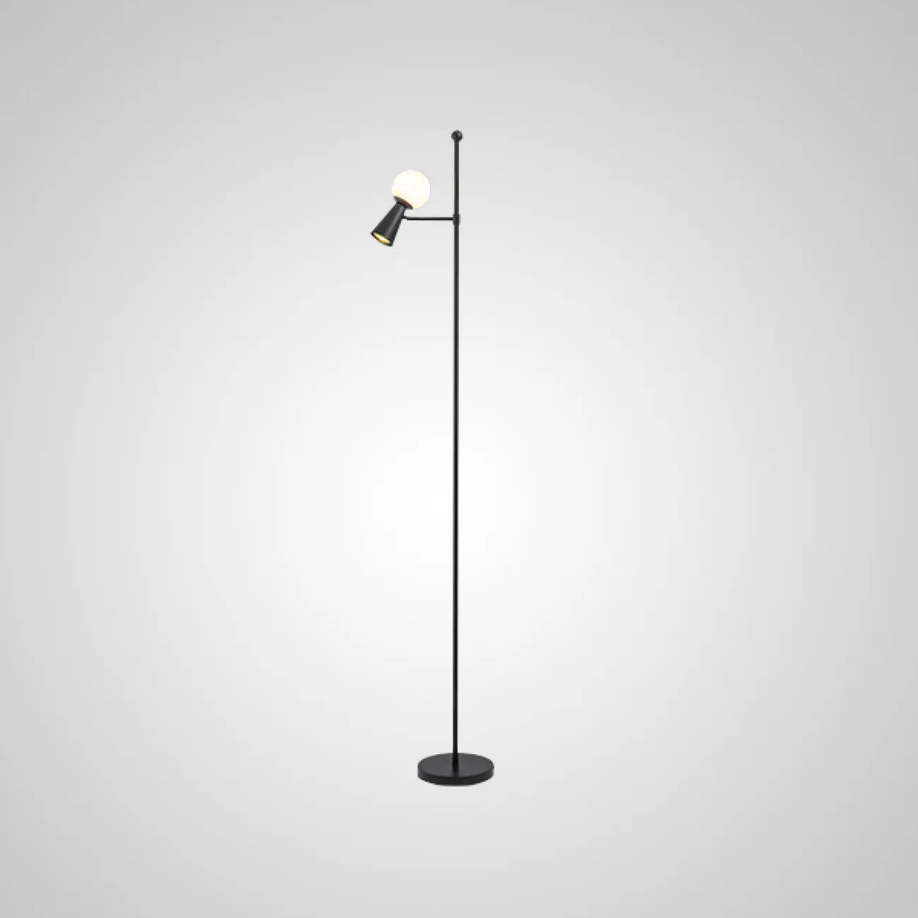Торшер ABELINA FL Black Amber от ImperiumLoft