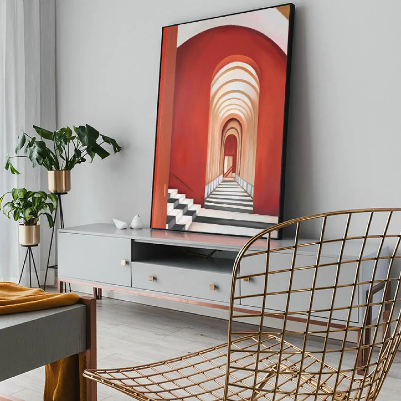 Дизайнерская картина маслом LaLume-YYY023