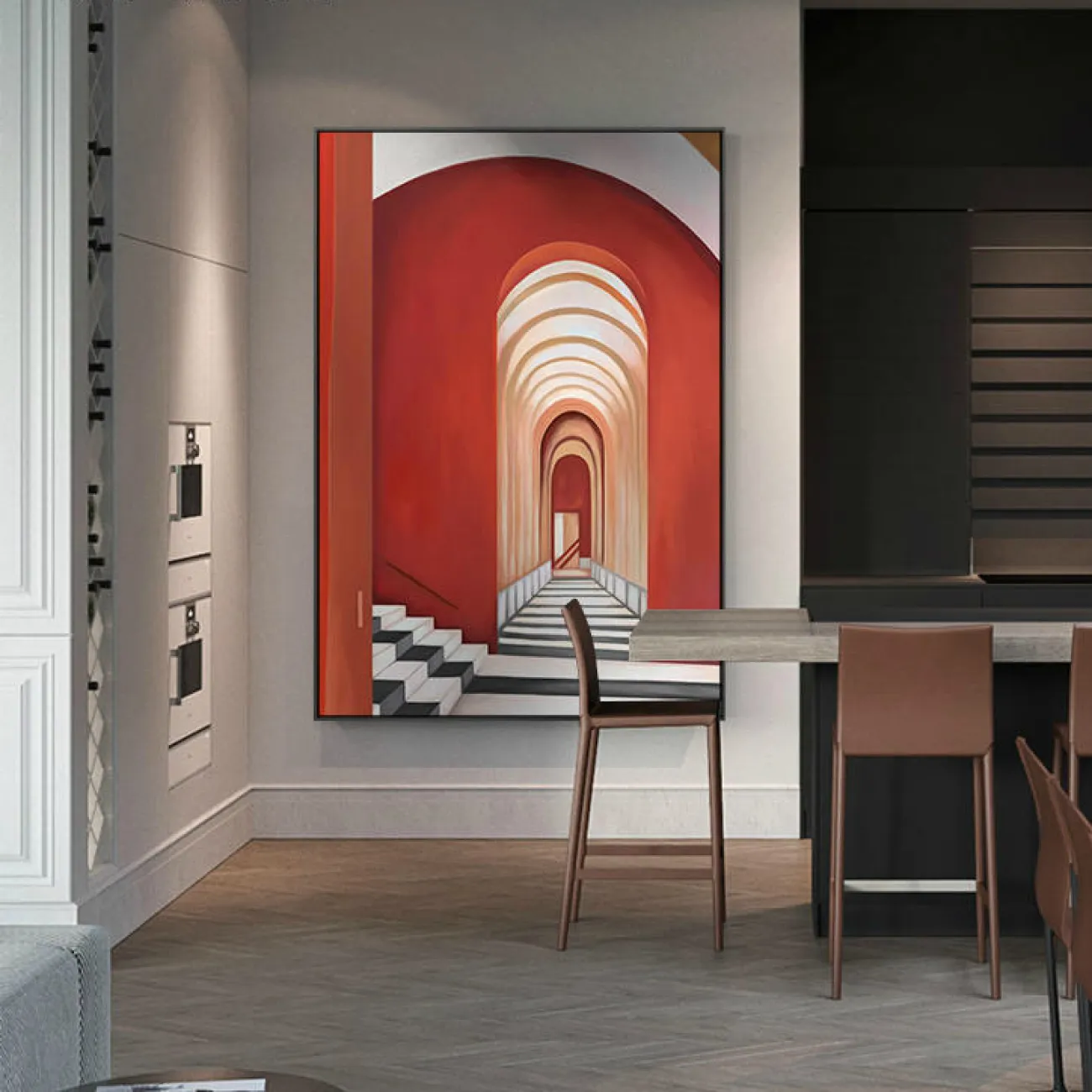 Дизайнерская картина маслом LaLume-YYY023