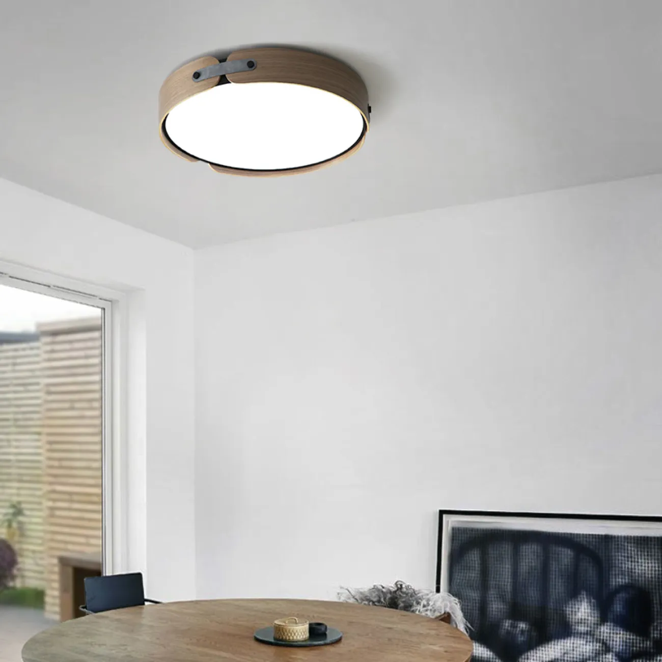 Потолочный светильник RANGE 3 D72 Dark wood от ImperiumLoft Потолочный светильник RANGE 3 D72 Dark wood от ImperiumLoft