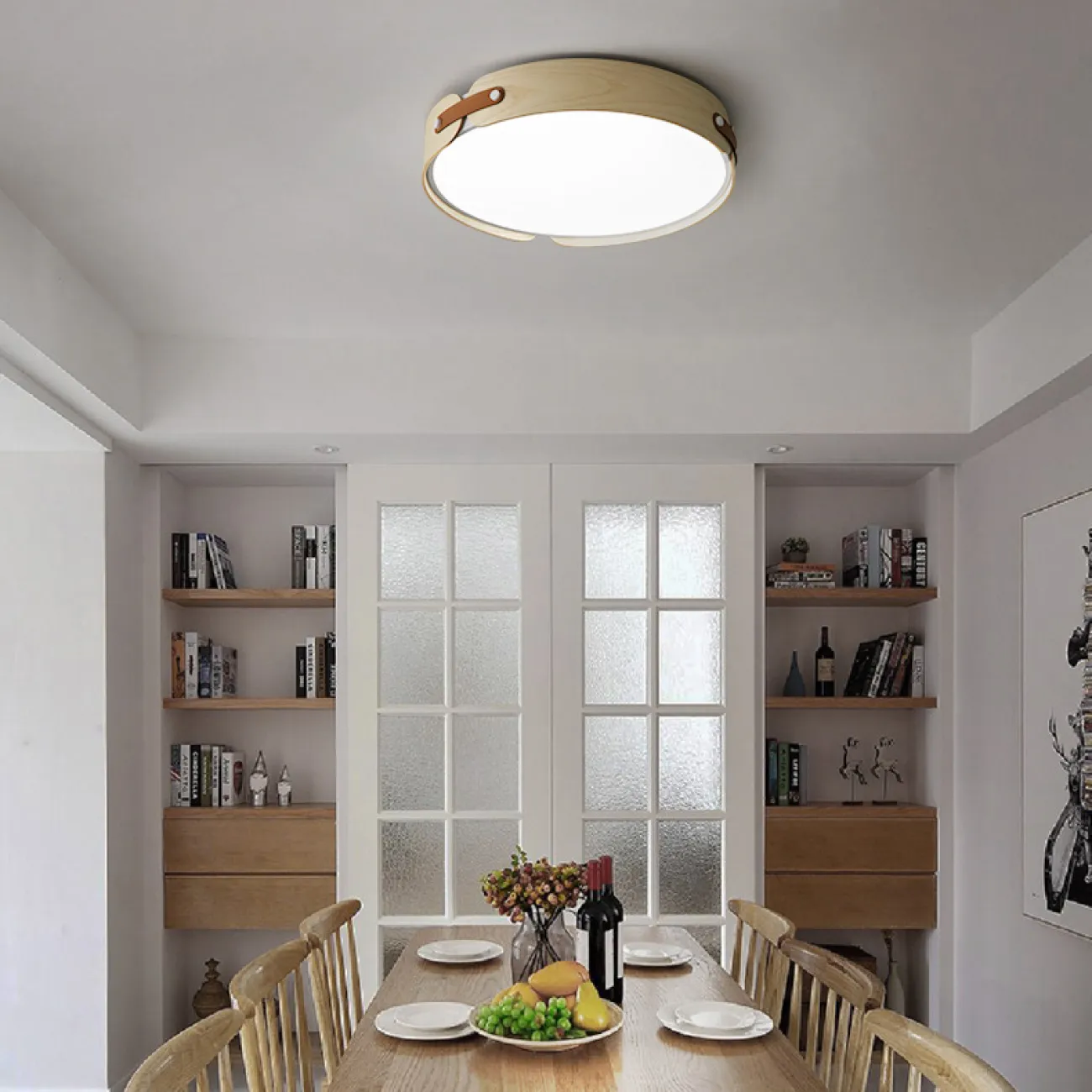 Потолочный светильник RANGE 3 D72 Dark wood от ImperiumLoft Потолочный светильник RANGE 3 D72 Dark wood от ImperiumLoft