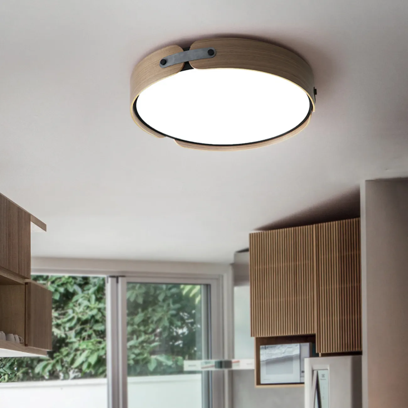 Потолочный светильник RANGE 3 D72 Dark wood от ImperiumLoft Потолочный светильник RANGE 3 D72 Dark wood от ImperiumLoft