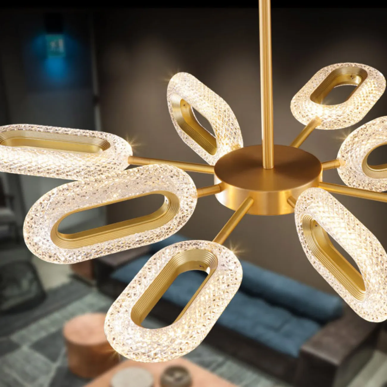 Потолочная люстра KEZIA X L10 от ImperiumLoft