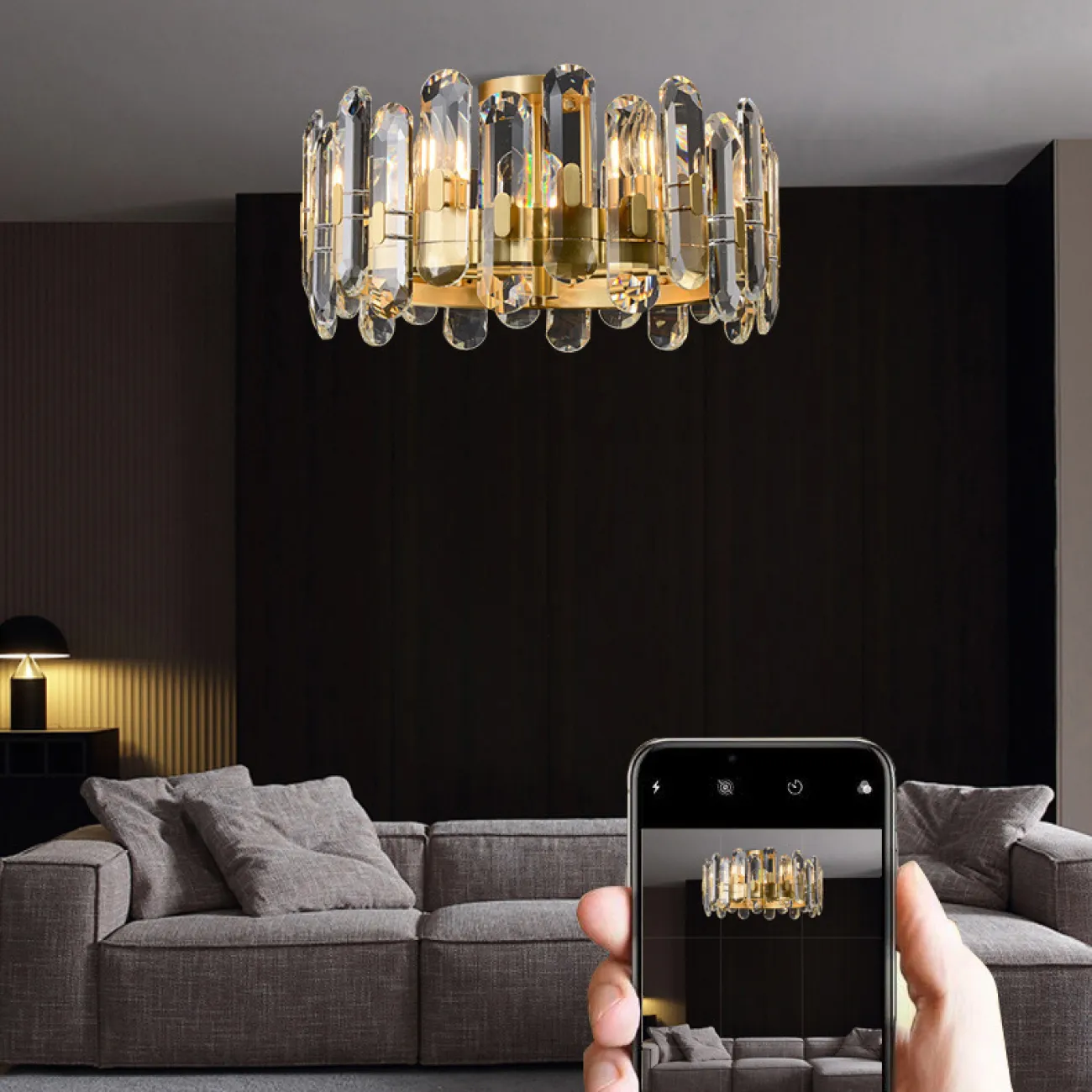 Потолочная люстра WALLACE CH от ImperiumLoft