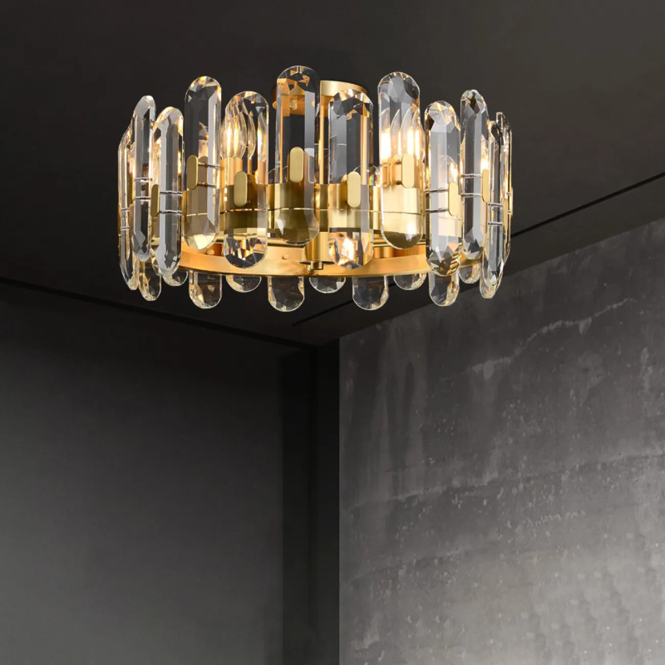 Потолочная люстра WALLACE CH от ImperiumLoft