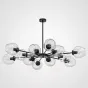 Люстра на штанге MARINE D104 12 lamps Black/Transparent от ImperiumLoft