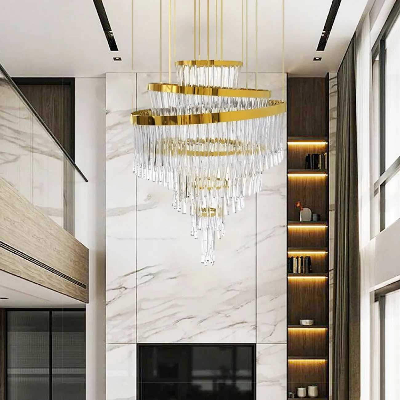 Подвесная люстра ESTELLA D180 от ImperiumLoft