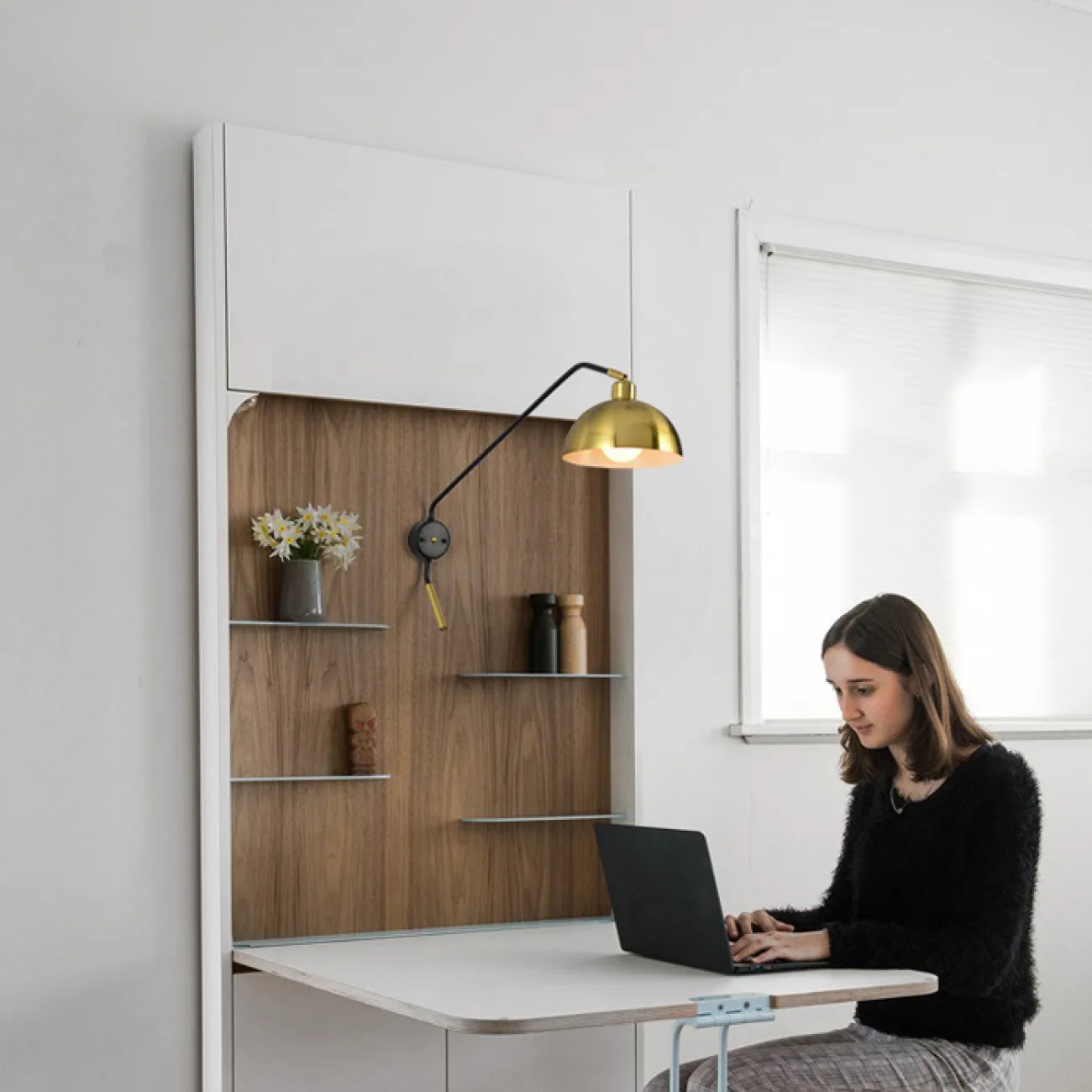 Настенный светильник TEODINE L80 Brass от ImperiumLoft