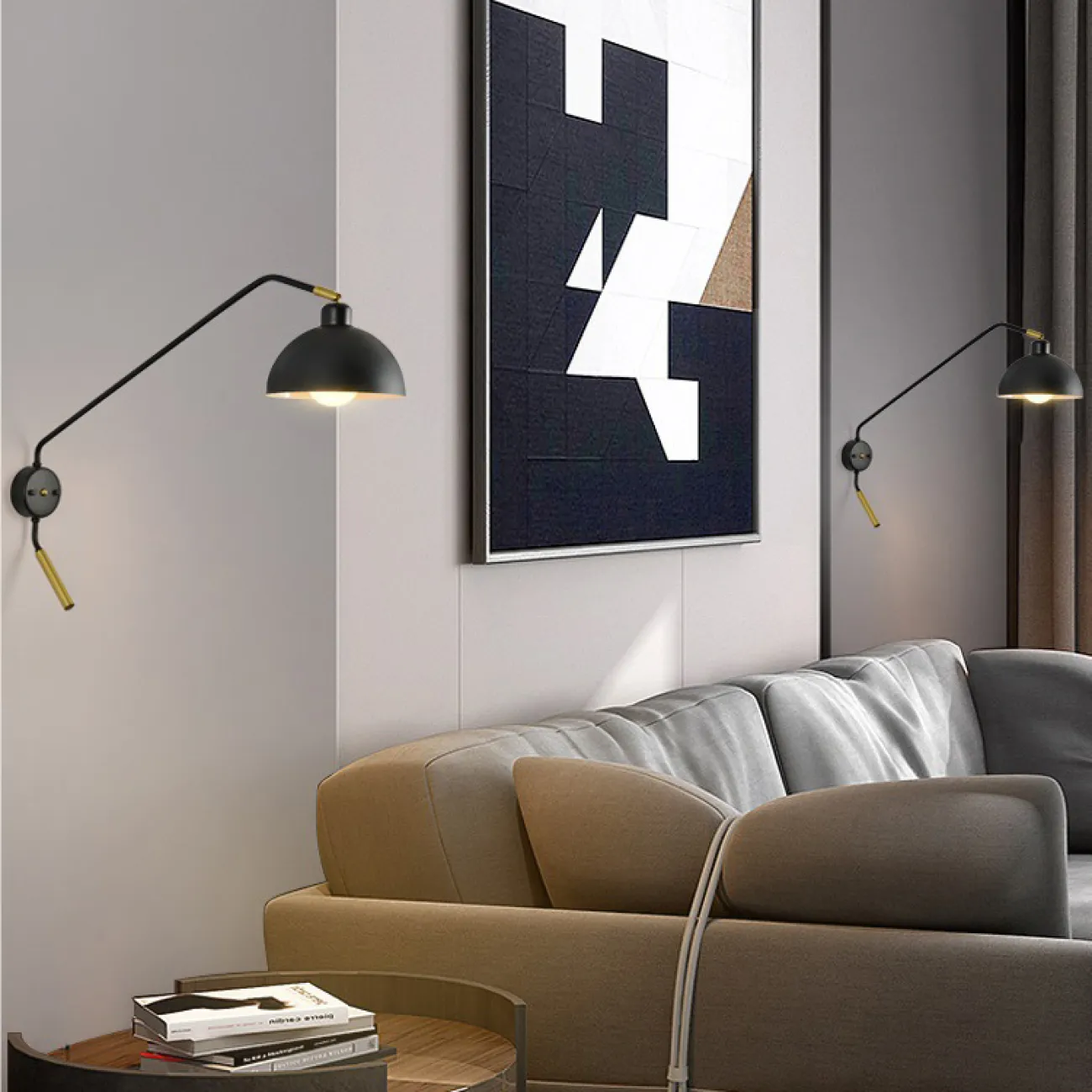 Настенный светильник TEODINE L80 Brass от ImperiumLoft