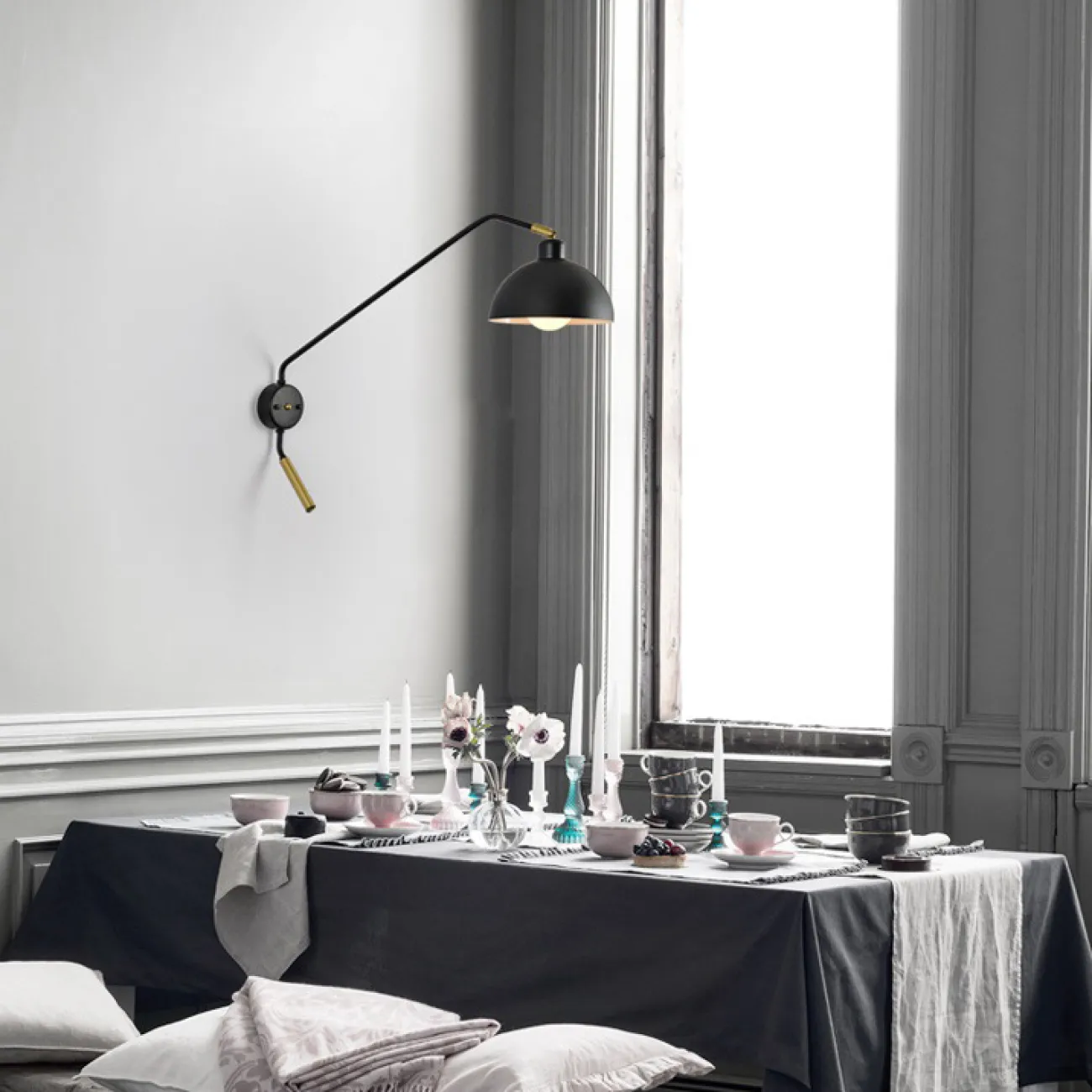 Настенный светильник TEODINE L80 Brass от ImperiumLoft