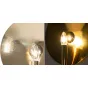 Бра Gold Round Backing Exposed Bulb Sconce
