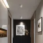 Серия точечных светодиодных светильников с металлическими плафонами в форме шестигранников  CONSOLE L4 Black 3000К 20W