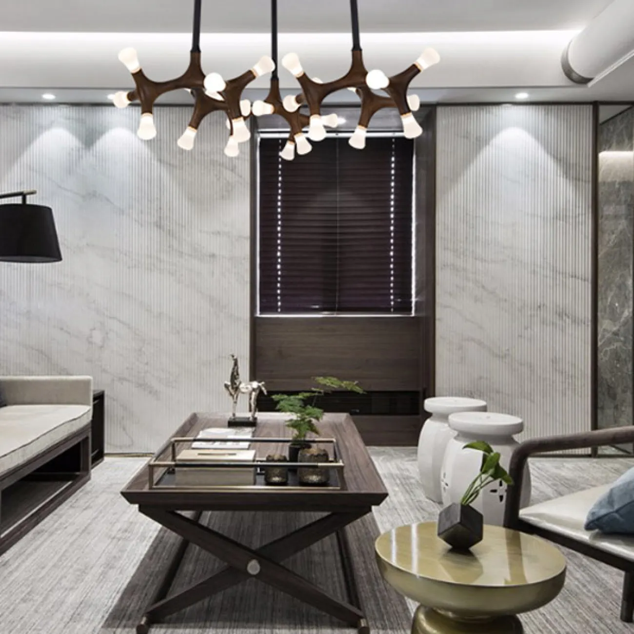 Потолочная люстра SANTANA CH D110 Light brown от ImperiumLoft