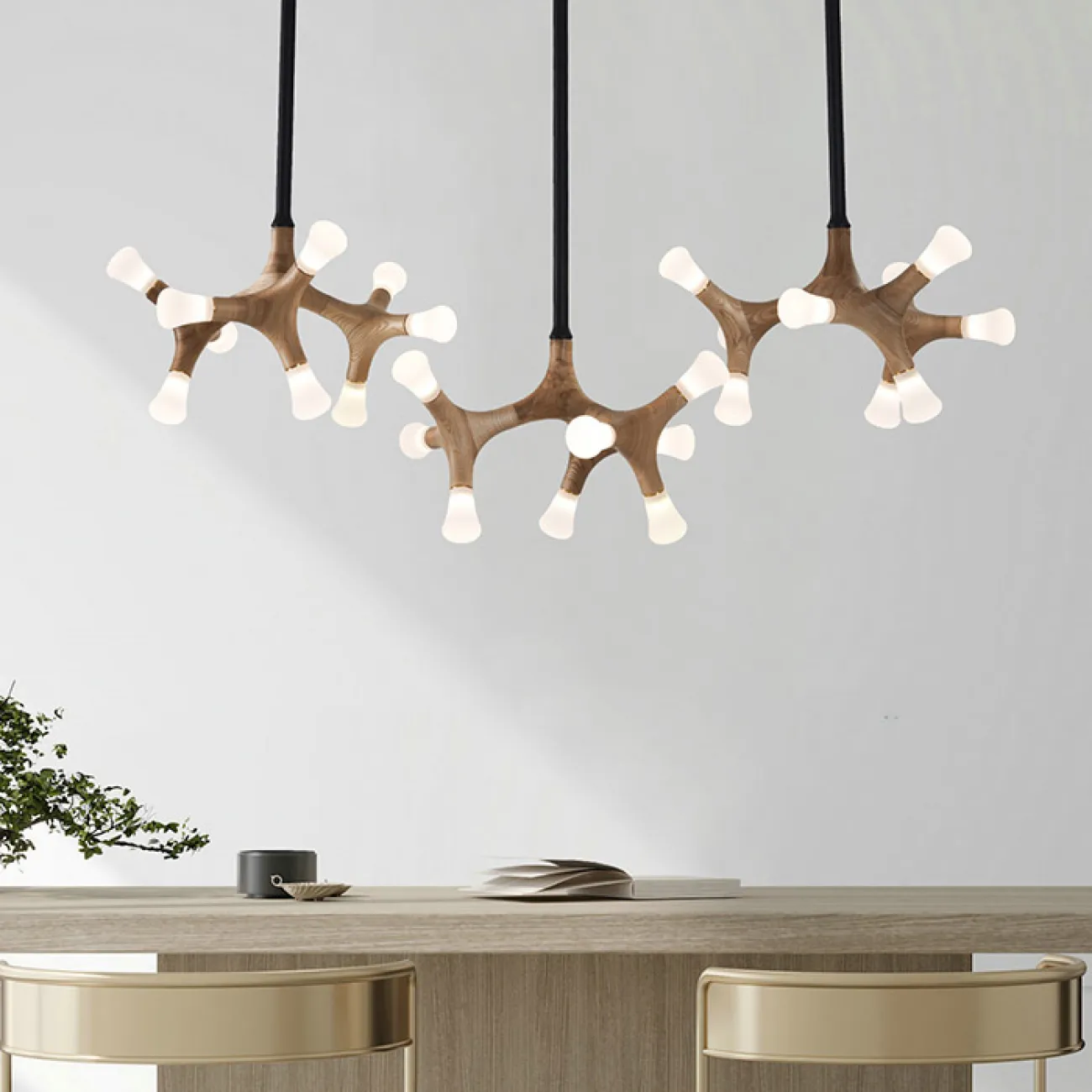 Потолочная люстра SANTANA CH D110 Light brown от ImperiumLoft