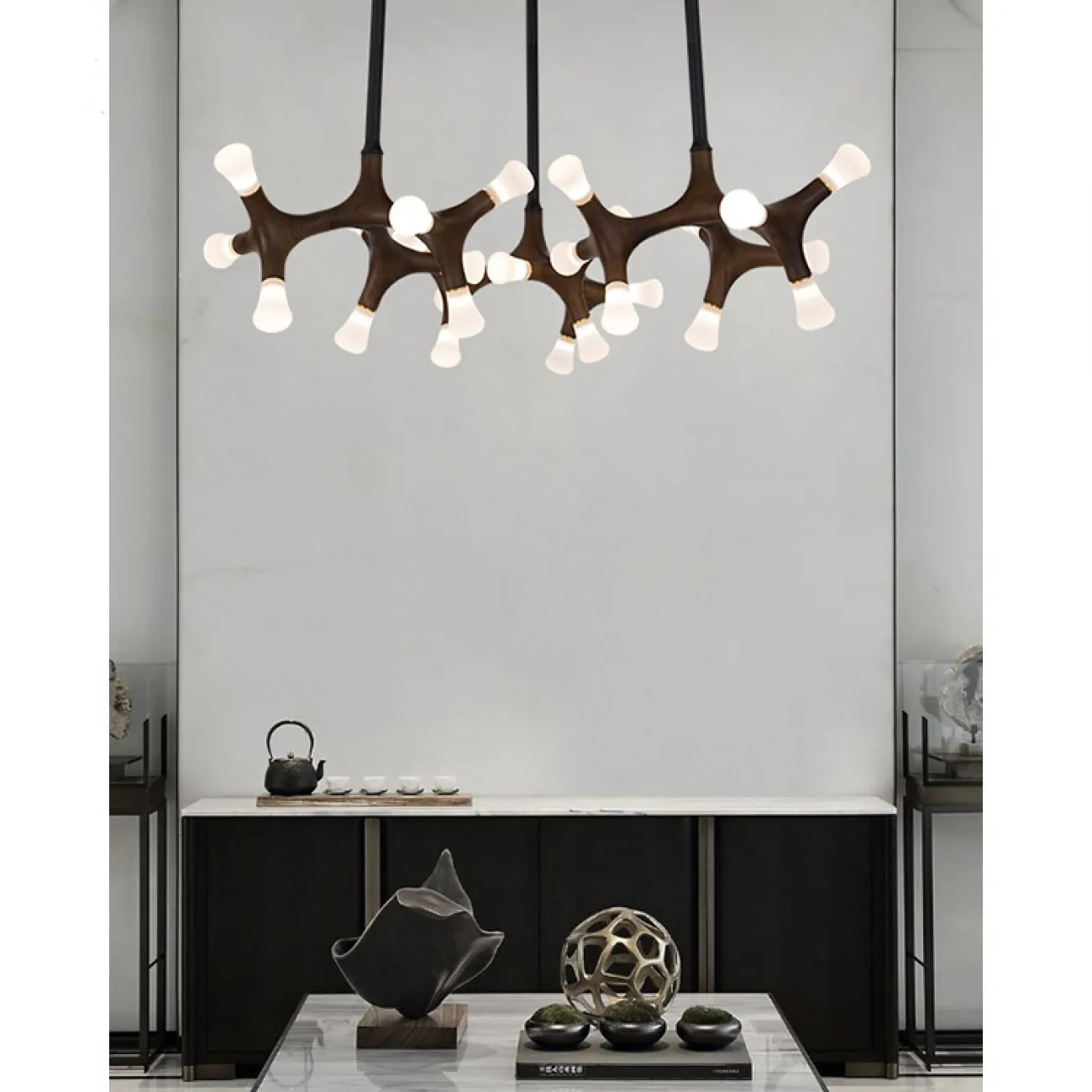 Потолочная люстра SANTANA CH D110 Light brown от ImperiumLoft