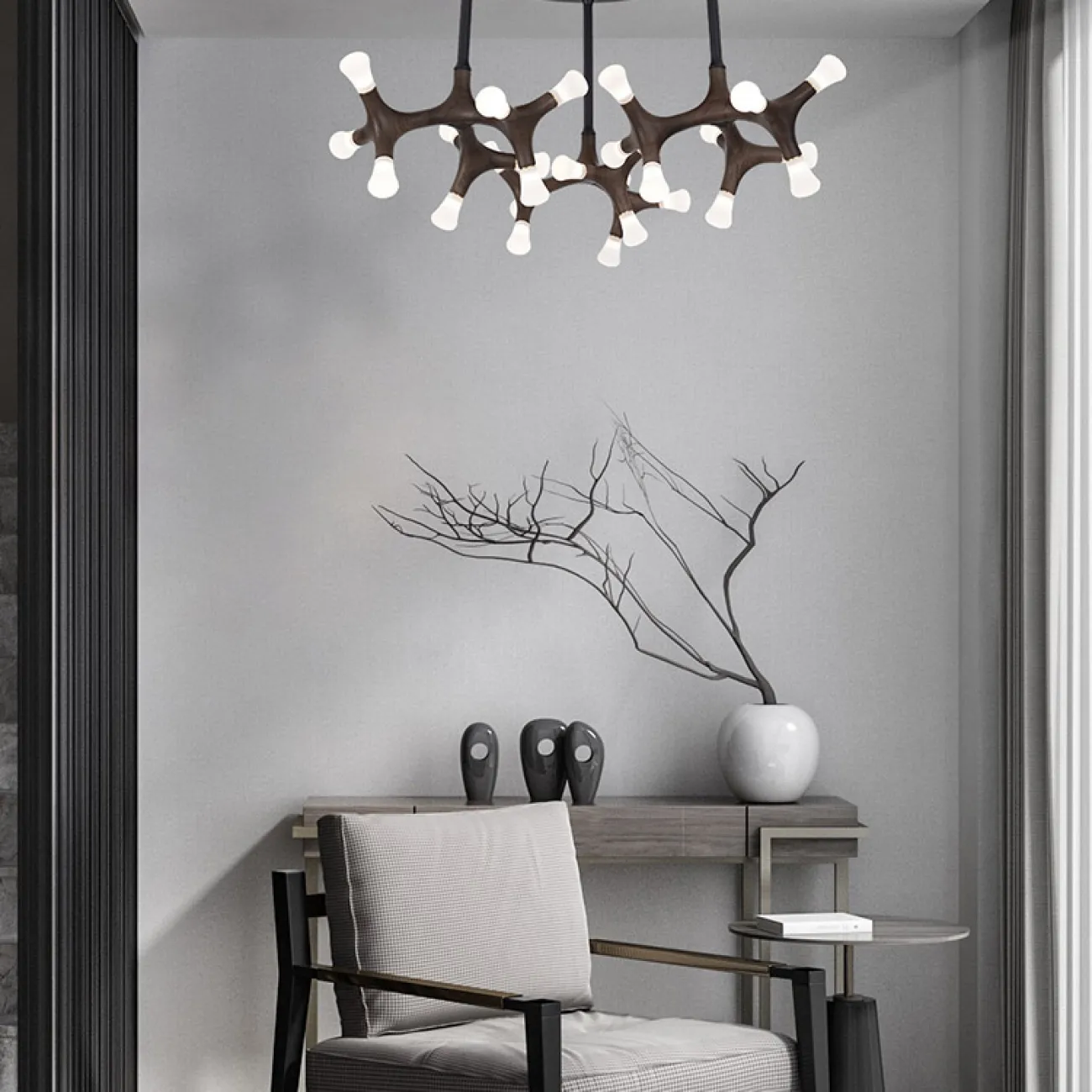 Потолочная люстра SANTANA CH D110 Light brown от ImperiumLoft