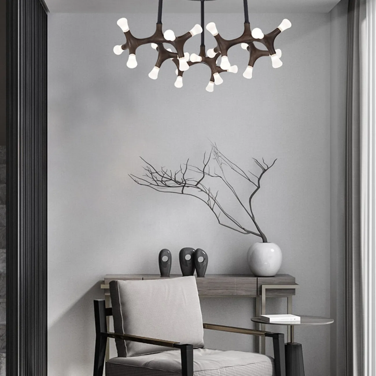 Потолочная люстра SANTANA CH D130 Dark brown от ImperiumLoft