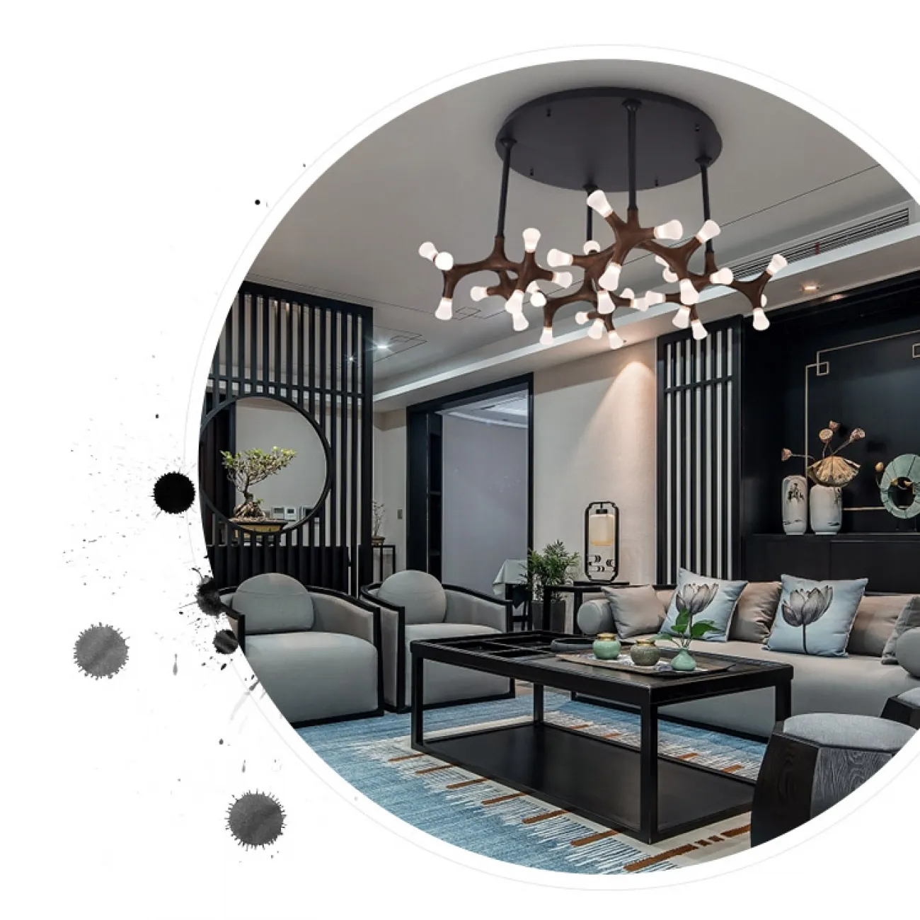 Потолочная люстра SANTANA CH D110 Light brown от ImperiumLoft