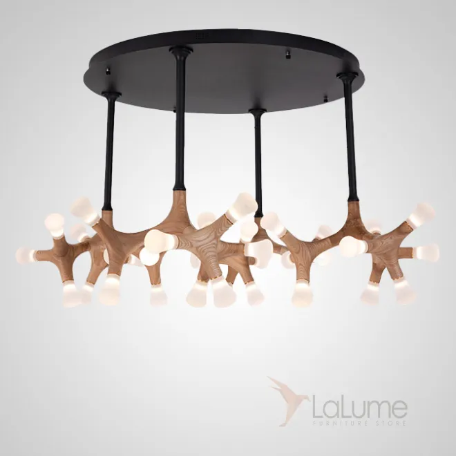 Потолочная люстра SANTANA CH D130 Light brown от ImperiumLoft