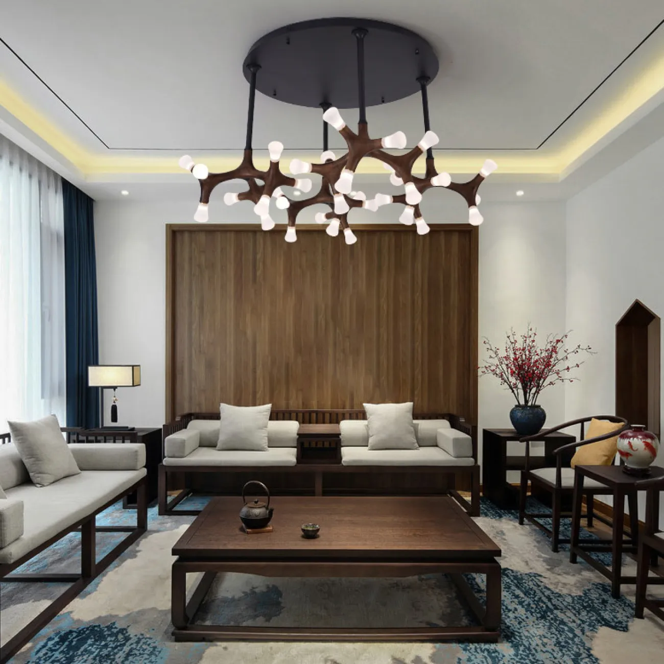 Потолочная люстра SANTANA CH D110 Light brown от ImperiumLoft