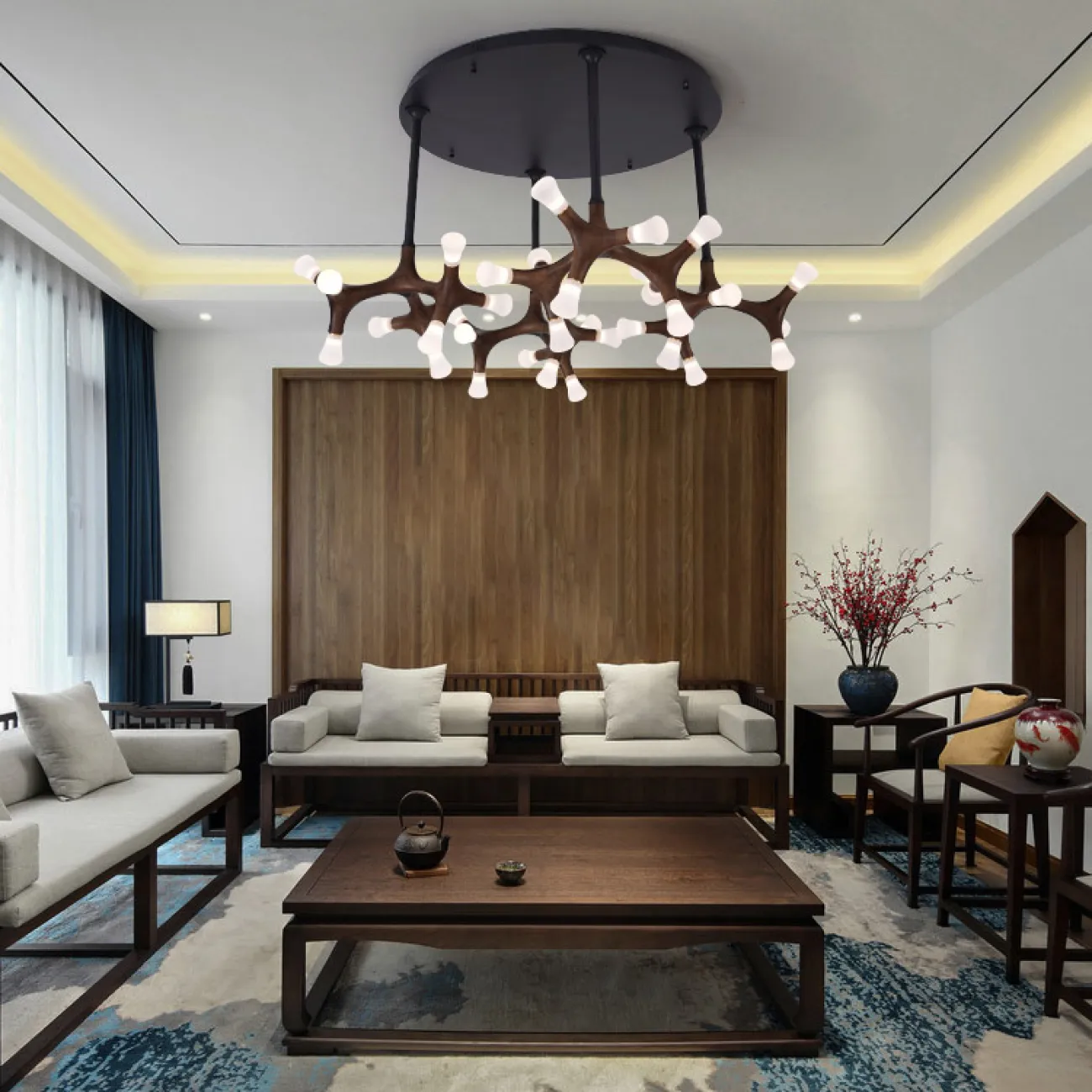 Потолочная люстра SANTANA CH D130 Dark brown от ImperiumLoft