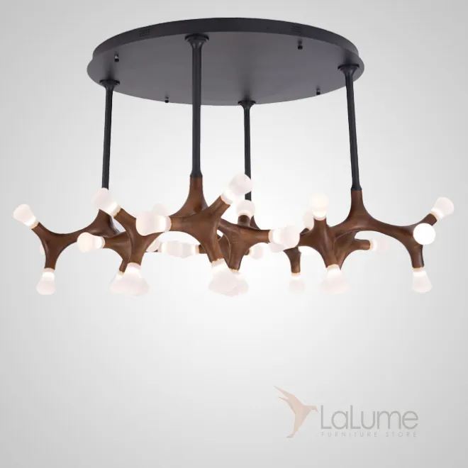 Потолочная люстра SANTANA CH D130 Dark brown от ImperiumLoft