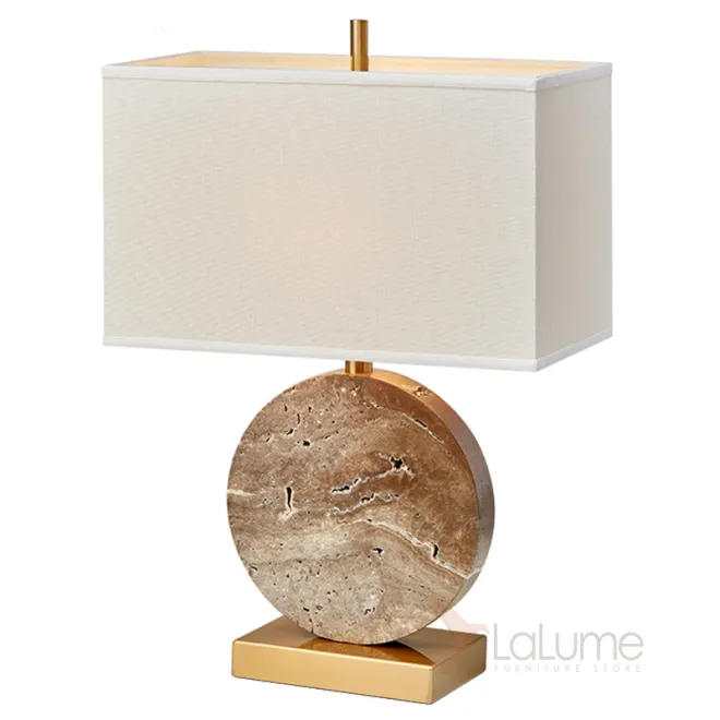 Настольная лампа Lua Grande Table Lamp beige marble от LaLume