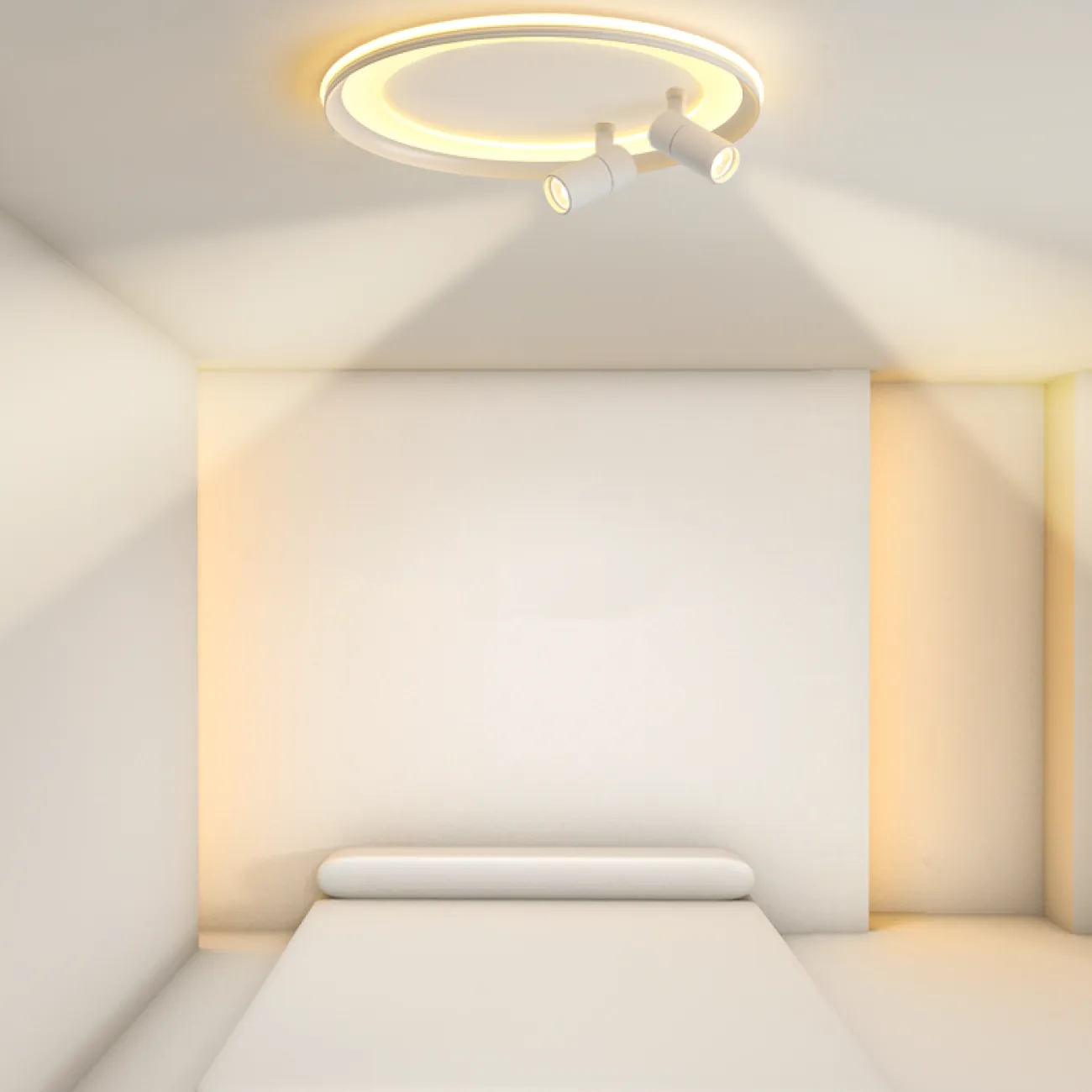 Потолочный светильник GARB А D50 White от ImperiumLoft