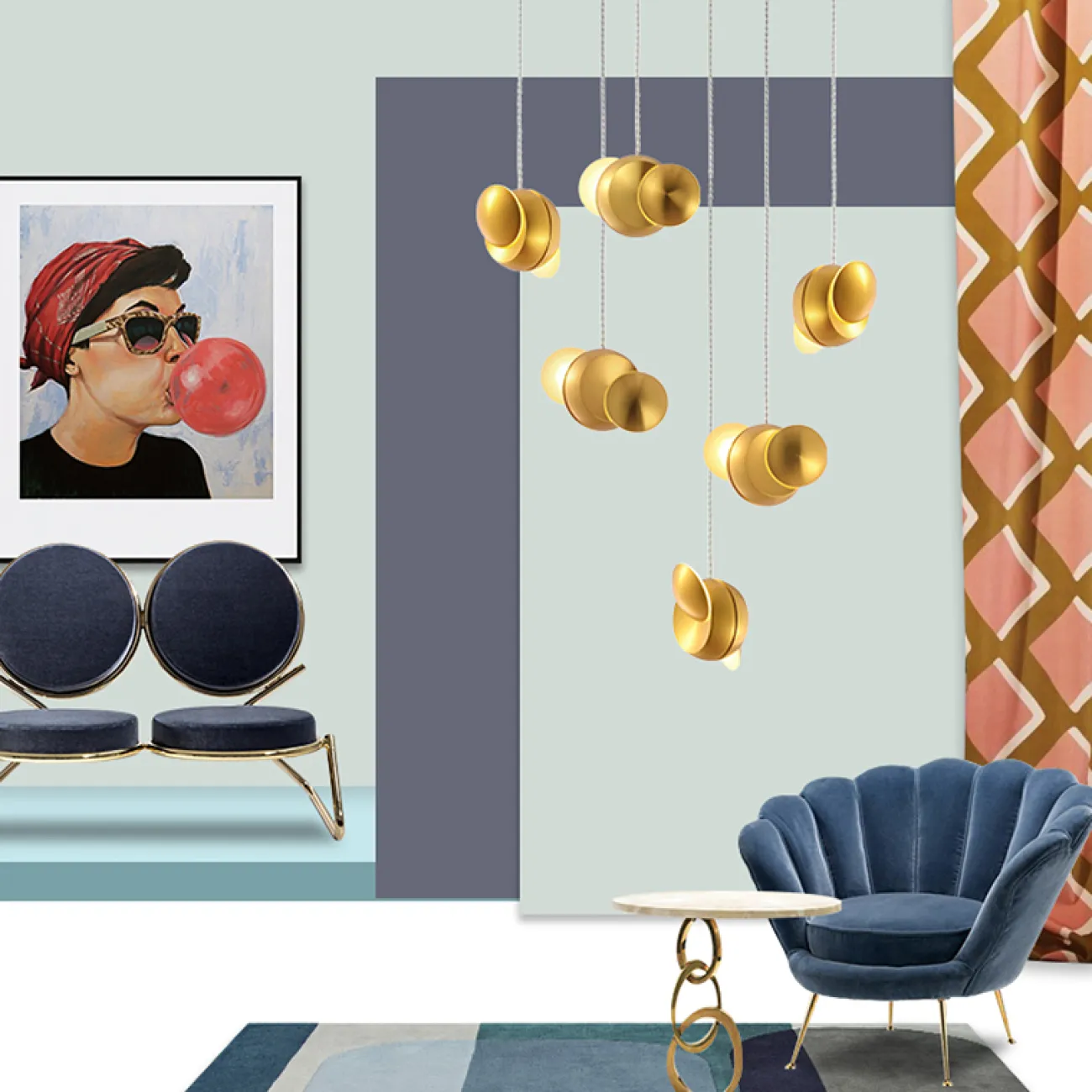 Подвесной светильник FISS от ImperiumLoft