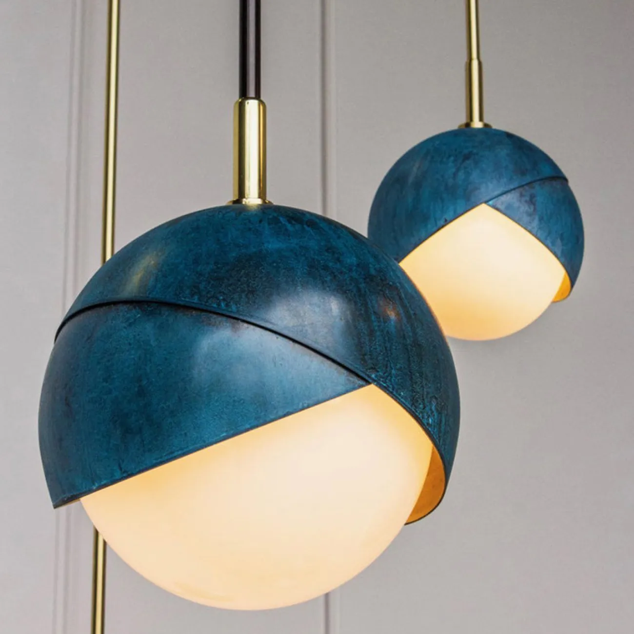 Подвесной светильник FLORIS brass от ImperiumLoft