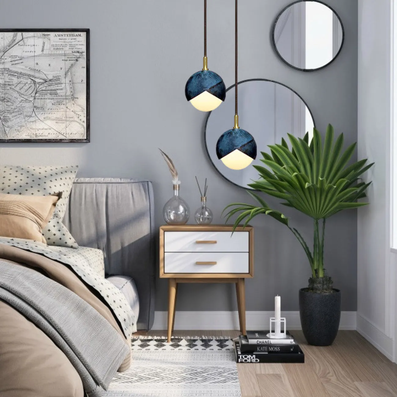 Подвесной светильник FLORIS brass от ImperiumLoft