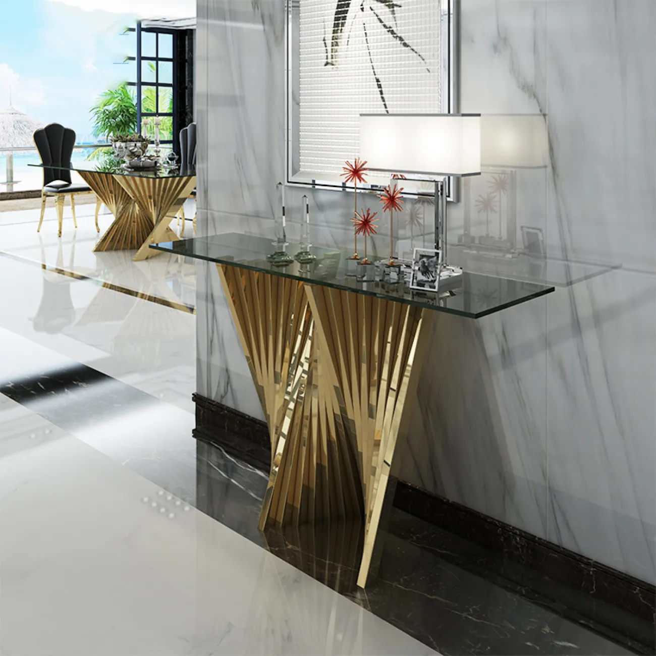 Дизайнерская консоль LaLume-AR00128 Дизайнерская консоль LaLume-AR00128