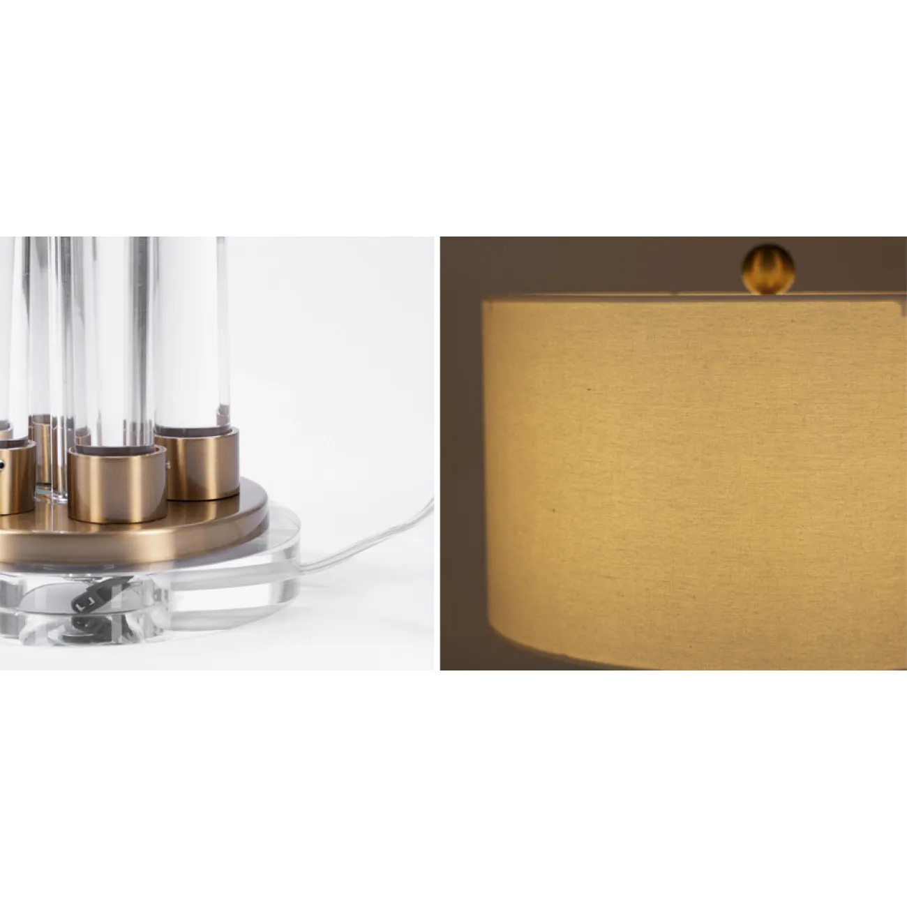 Настольная лампа Transparent Tubes Настольная лампа Transparent Tubes